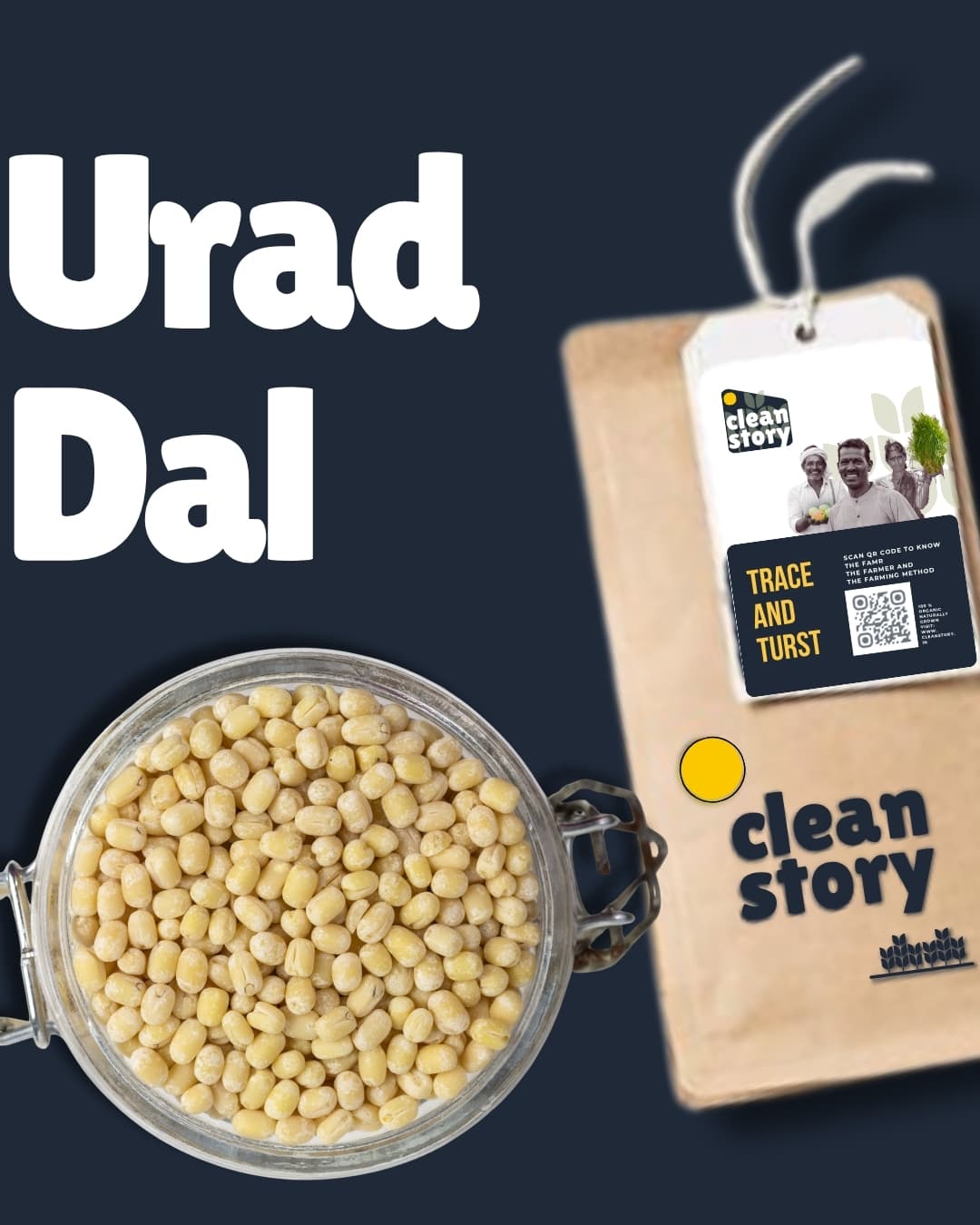 Urad Dal, Dehusked